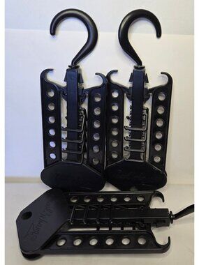 Hook And Hang Collapsible Hanging Solution Ties Belts Shirts Closet Organizing